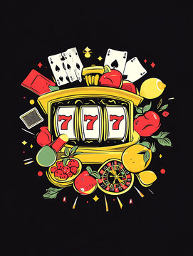 Slot Machine Textile Design Slot-Machines Images – Browse 95,634 Stock Photos, Vectors, and Video ...