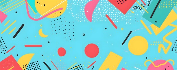 Abstract Colorful Geometric Pattern Design