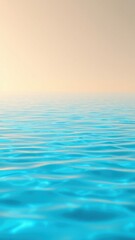 Shimmering blue water ripple on a still surface, , still water, peaceful atmosphere, shimmer effect, blue water splash