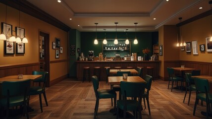 Fototapeta premium Cozy Cafe Interior