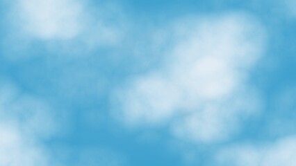 illustration of clouds in the blue sky