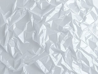 Obraz premium Wrinkled plastic wrap with visible creases and folds, plastic wrap, layered, aged