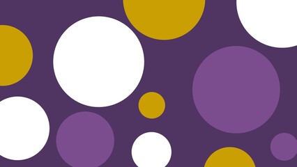 vector colored circles purple background