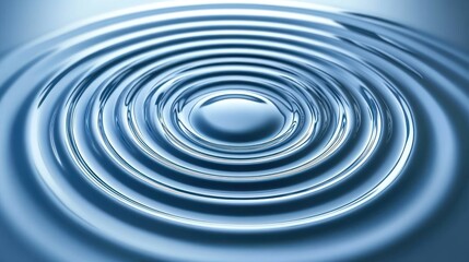 A close-up of water ripples creating circular patterns on a serene surface.