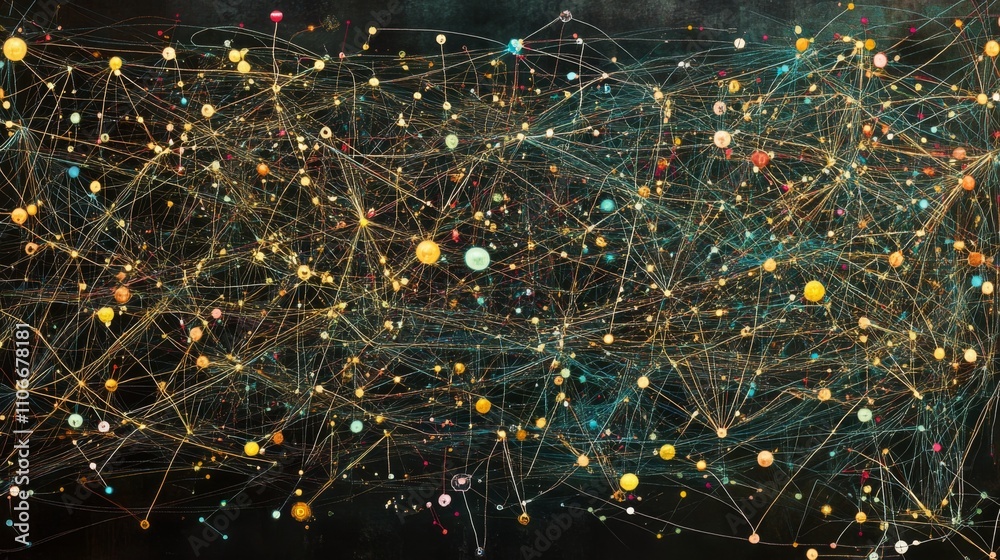 Poster Abstract Cosmic Network of Stars and Connections in Dark Space