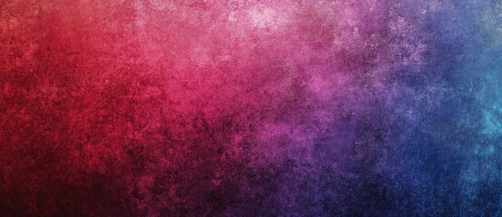 Obraz premium Red, Purple, and Blue Gradient Background with Grainy Texture, Abstract Colorful Design