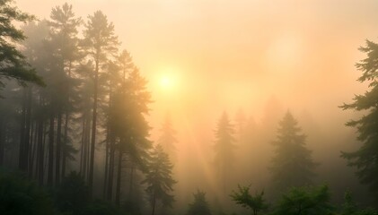 Foggy Nature Scenes, Misty Forests, Mountains, Lakes, and Serene Landscapes
