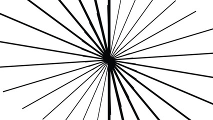 Abstract radial lines starburst, sunburst circular pattern