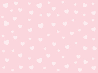 Pink background with hearts. Valentine's day background with hearts. 