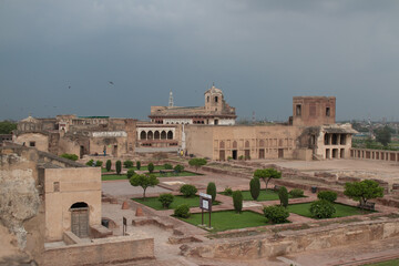 Fototapeta premium Panoramic View of Lahore Fort Complex