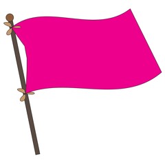 pink flag