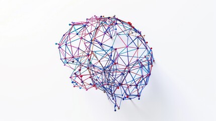 Artificial Intelligence Neural Network background, future technology.