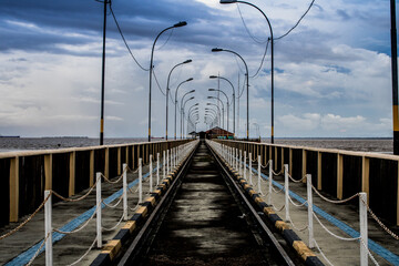 Fototapeta premium bridge over the river