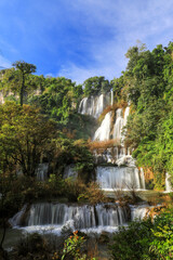 Thi Lo Su Waterfall is the large and  beautiful in Umphang forest in Tak province. Thailand