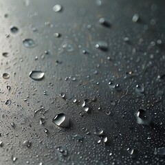 water drops on a surface