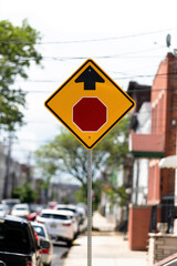 Image of Stop Ahead Sign.