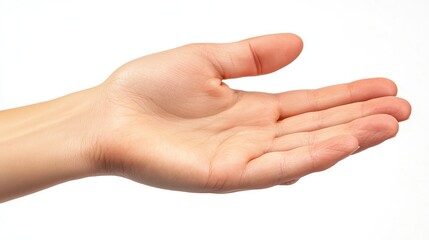 Open Hand Palm Up Gesture