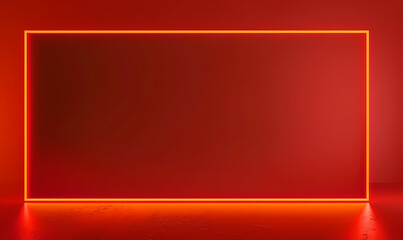 Obraz premium red frame