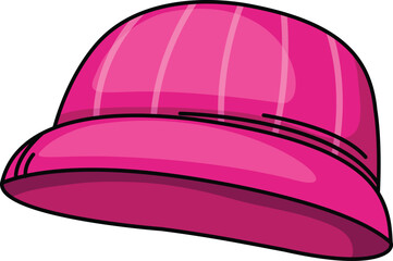 Fototapeta premium illustration of hat white on background vector