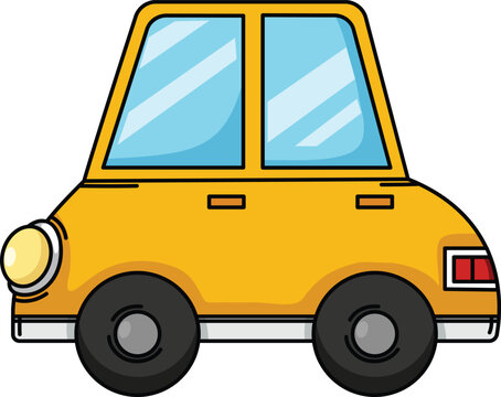 recommend clip art: illustration of car outline white on background vector