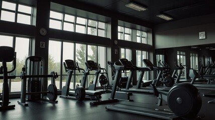Fototapeta premium Modern Gym Interior
