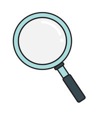 magnifying glass Illustration icon
