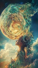 Cosmic Woman: A Dreamlike Journey into the Soul