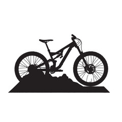 Obraz premium Mountain Bike Silhouette