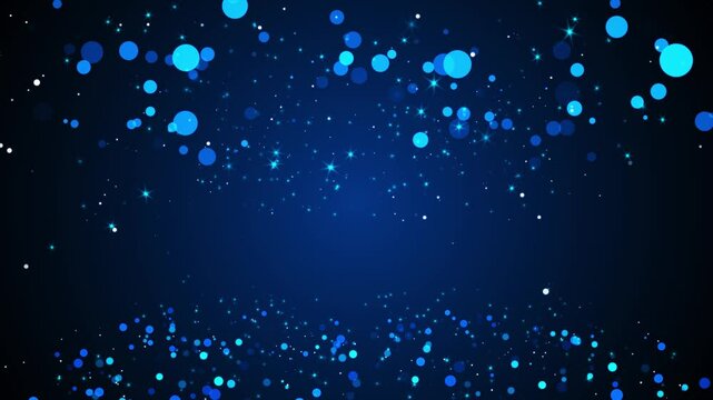 Digital technology network cyberspace Luxury particle light glitter concept Animation. business corporate 3D background. cyberspace award ceremony event Art, stardust sparkling particles space floor