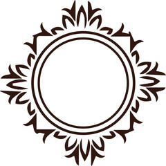 Beautiful flower art and mandala vector design