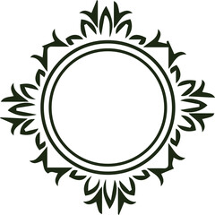 Beautiful flower art and mandala vector design