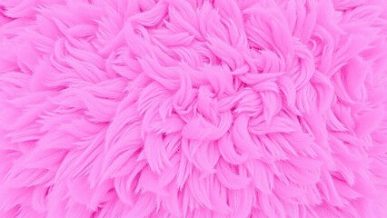 Fototapeta premium Vibrant Pink Fluffy Texture Background Perfect for Wallpaper, Phone Backgrounds, and Design Projects