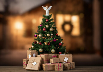 Christmas tree background