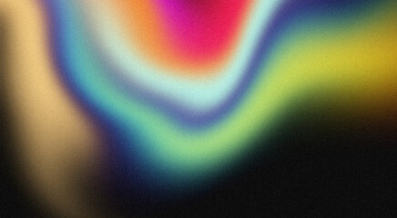 Chromatic gradient texture wallpaper design background Abstract holographic iridescent effect grainy gradient with wrinkled colors, unique wallpaper. Backdrop for web, notepad cover.