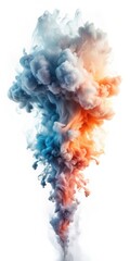 Fototapeta premium Dynamic color smoke explosion abstract art high-resolution background artistic environment vibrant viewpoint visual concept