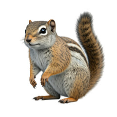 Obraz premium squirrel on a white background