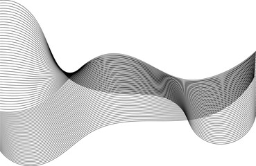 abstract wave lines