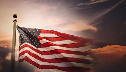 Obraz premium アメリカ国旗