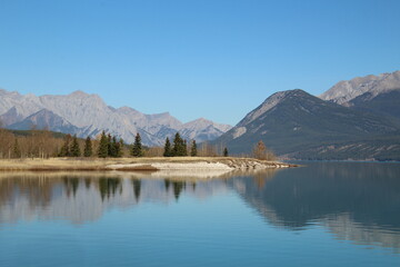 Beauty Of Lake Abraham, Nordegg, Alberta