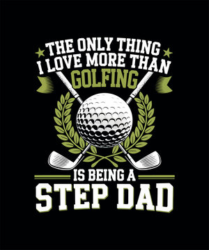 Golfing T-shirt Design