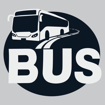 Bus vector for logo, template, poster etc
