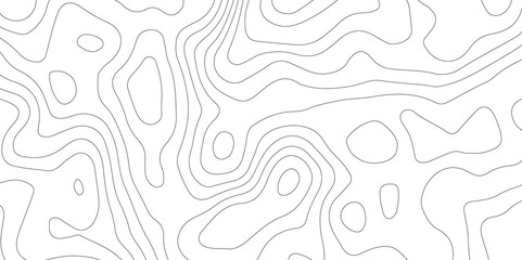 Topographic map background geographic line map with elevation assignments. Modern design with White background with topographic wavy pattern design.paper texture Imitation of a geographical map shades