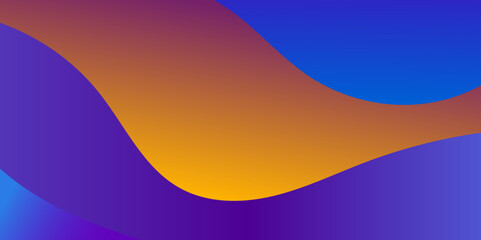 Colorful abstract geometric background. Trend gradient. Fluid shapes composition.