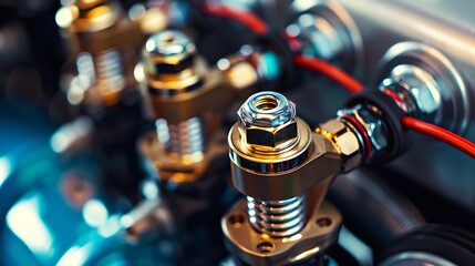 Macro view of air suspension valve controls