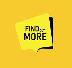 find out more sign 