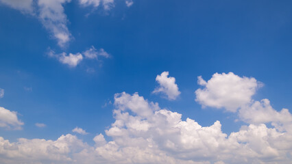 clear blue sky background,clouds with background, Blue sky background with tiny clouds. White fluffy clouds in the blue sky. 