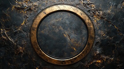 A luxury black background with a golden frame, creating a dark and aesthetic look
