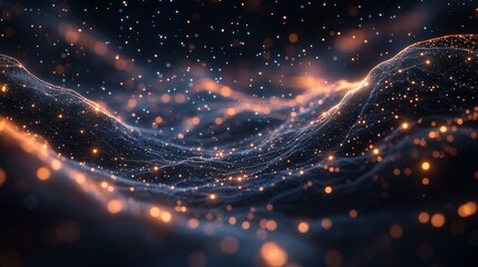 Abstract Cosmic Dust and Light Waves