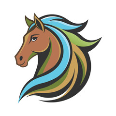 horse head silhouette