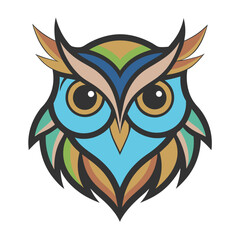 owl on a white background